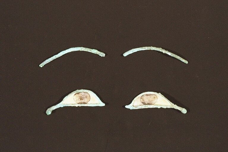 目と眉（象嵌細工用）