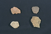 条痕文土器　縄文時代早期　江ノ島植物園内遺跡