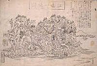 江嶋一望図（文化5年〔1808〕4月刊）