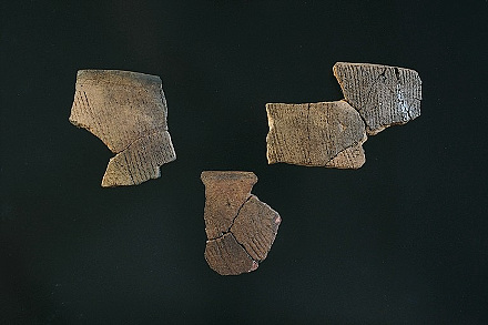 夏島式土器　縄文時代早期　江ノ島植物園内遺跡
