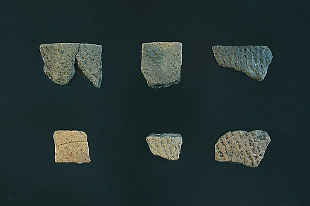 押型文土器　縄文時代早期　江ノ島植物園内遺跡