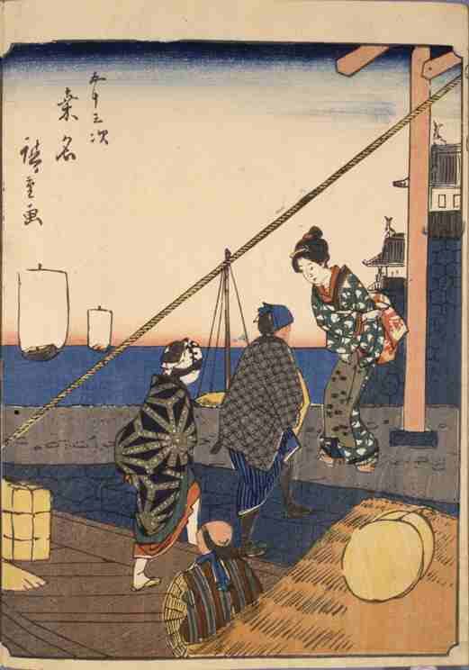 五十三次　桑名（人物東海道）