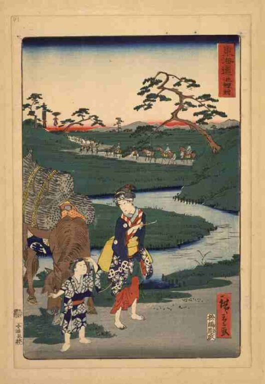 東海道　池鯉鮒（上洛東海道）