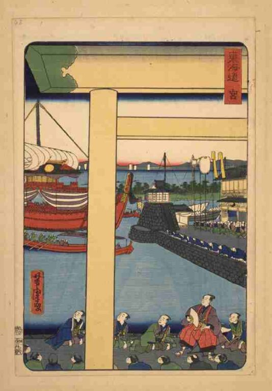 東海道　宮（上洛東海道）